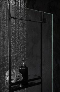 Deante Mokko příslušenství, závěsná polička typ A na sprchovou kabinu, černá matná, ADM_N52K