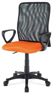 Juniorská židle GIORGIO černo-oranžová