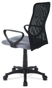 Juniorská židle GIORGIO černo-šedá