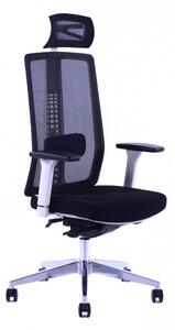 Kancelářská ergonomická židle Sego SPIRIT W — bílá, nosnost 130 kg