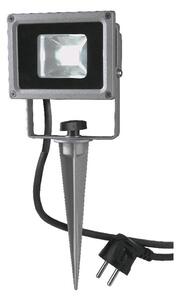 Zahradní LED reflektor EUROM LED 10P, stříbrná