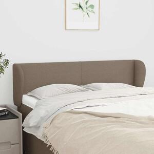 Čelo postele typu ušák taupe 147x23x78/88 cm textil 3116866