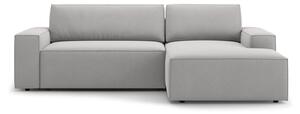 Světle šedá rozkládací rohová pohovka (pravý roh) Jodie – Micadoni Home