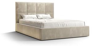 Stylová jednolůžková postel IMRA - 90x200, béžová