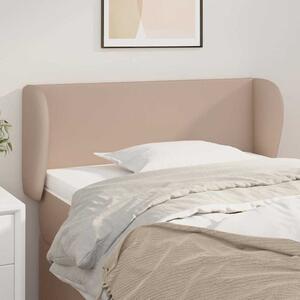 Čelo postele typu ušák cappuccino 83x23x78/88 cm umělá kůže 3116941