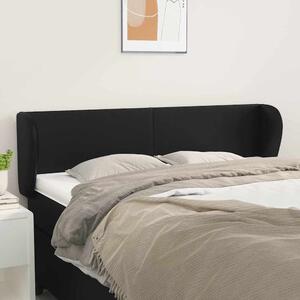 Čelo postele typu ušák černé 147x23x78/88 cm umělá kůže 3116954