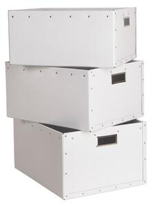 Kartonové úložné boxy s víkem v sadě 3 ks Ture – Bigso Box of Sweden