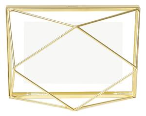 Kovový stojací/na zeď rámeček ve zlaté barvě 15x20 cm Prisma – Umbra