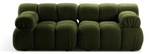 Zelená modulární pohovka z textilie bouclé 188 cm Bellis – Micadoni Home