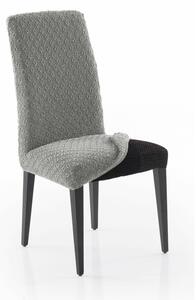 Forbyt Potah elastický na celou židli komplet 2 ks MARTIN světle šedý