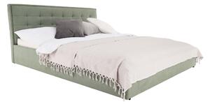 Manželská postel 180 cm Essie (s roštem) (mentolová). Vlastní profesionální přeprava až k Vám domů 1021284