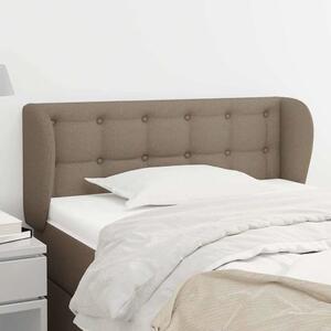 Čelo postele typu ušák taupe 93x23x78/88 cm textil 3117564