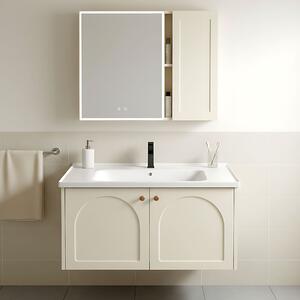 Sada koupelnového nábytku s umyvadlem Denver 80cm Creme