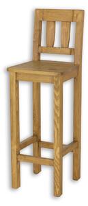 Barová židle z masivu SIL 10 - K09 přírodní borovice