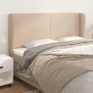 Čelo postele typu ušák cappuccino 183x23x118/128 cm umělá kůže 3117783