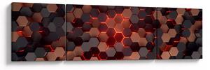 Obraz - Futuristická abstrakce (170x50 cm)