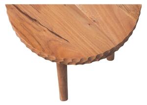 Kulatý odkládací stolek z masivu akácie ø 32 cm Manzi – WOOOD