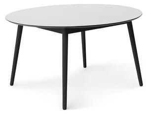 Kulatý rozkládací jídelní stůl s bílou deskou a přídavnou deskou ø 135 cm Meza – Hammel Furniture