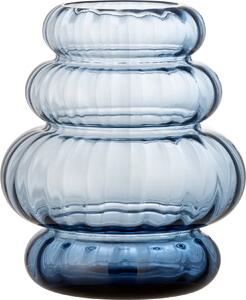 Váza Bing skleněná 21,5 cm nebově modrá