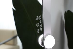 MMIRO, Stojací hollywoodské make-up zrcadlo s osvětlením SM04 160 x 60 cm | bílá SM04