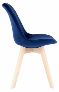 Jídelní židle Blanche (modrá + buk). 1028823