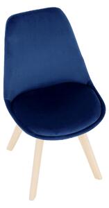 Jídelní židle Blanche (modrá + buk). 1028823