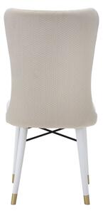 Set 2ks krémových jídelních židlí Mauro Ferreti Mikla, 40x65x99 cm