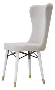 Set 2ks krémových jídelních židlí Mauro Ferreti Mikla, 40x65x99 cm