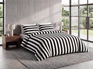 Bavlněné povlečení STRIPE BALANCE černo-bílé Rozměr povlečení: 70 x 90 cm | 140 x 200 cm