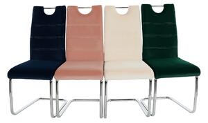 Jídelní židle Canary NEW (smaragdová + světlé šitie). 1028862