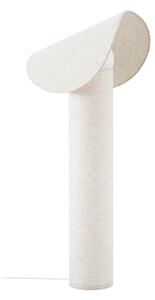 Stojací Lampa Lucande, Tamani, stmívatelné, Béžová, Obývací pokoj, Tkanina / Textil, Design