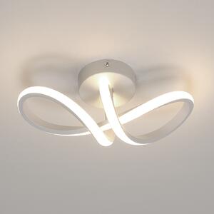 Stropní svítidlo GOECO bílé moderní integrované LED 16 W
