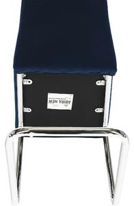 Jídelní židle Canary NEW (modrá + světlé šitie). 1028864