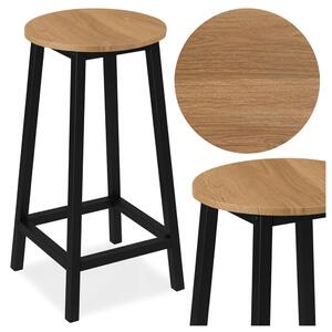 TZB Barová židle FLINT modern oak/černá