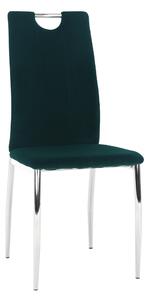 Jídelní židle Don Juan NEW (smaragdová + chróm). Vlastní profesionální přeprava až k Vám domů 1028866
