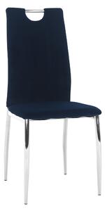 Jídelní židle Don Juan NEW (modrá + chróm). Vlastní profesionální přeprava až k Vám domů 1028868