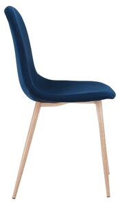 Jídelní židle Angelique (modrá + buk). 1028872