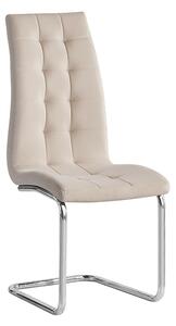 Jídelní židle Farando NEW (béžová + chróm). 1028873