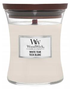 Tradiční sójová svíčka White Teak Woodwick 1 ks