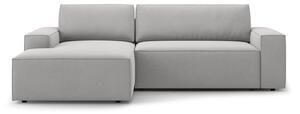 Světle šedá rozkládací rohová pohovka (levý roh) Jodie – Micadoni Home