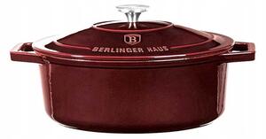 Berlingerhaus Pekáč litinový s poklicí 30 cm Burgundy Line BH-6499