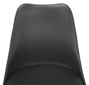 Otočná židle Dolena (tmavě-šedá ekokůže). 1028908