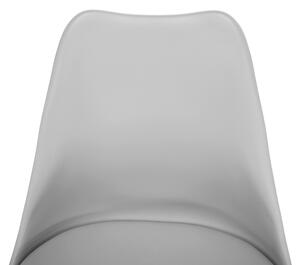 Otočná židle Dolena (světlešedá ekokůže). 1028909