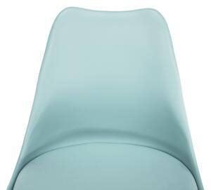 Otočná židle Dolena (mentolová ekokůže). 1028911