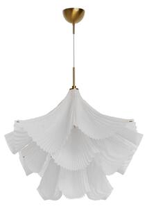 By Rydéns Závěsné světlo Juliette Rydéns, bílé, tyl/kov, 75 cm, E27, stmívatelný, Bílá / opál, Obývací pokoj / jídelna, kov, Design