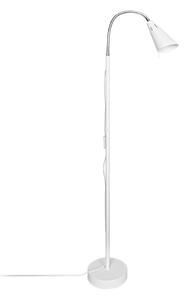 By Rydéns Stojací lampa Best Rydéns, pískově bílá, výška 140 cm, E14, Bílá / opál, Obývací pokoj / jídelna, kov, Moderní