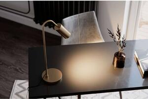 By Rydéns Stolní lampa Curve Rydéns, matná zlatá, kov, GU10, Mosaz / zlato, Pracovna / kancelář, kov, Moderní