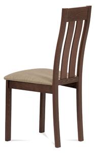 Jídelní židle BC-2602 BUK3 - Buk, potah hnědý