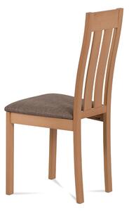 Jídelní židle BC-2602 BUK3 - Buk, potah hnědý