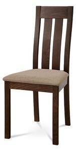 Jídelní židle BC-2602 TR3 - Třešeň, potah béžový
